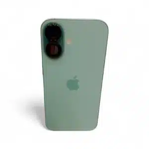 IPHONE 16 128GB VERDE AZULADO BAT 100% + FUNDA + CABLE